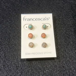 Semi-precious stone earrings Francesca’s